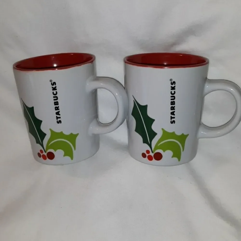 Starbucks‎ 2011 Holly Christmas Holiday Coffee Cups
